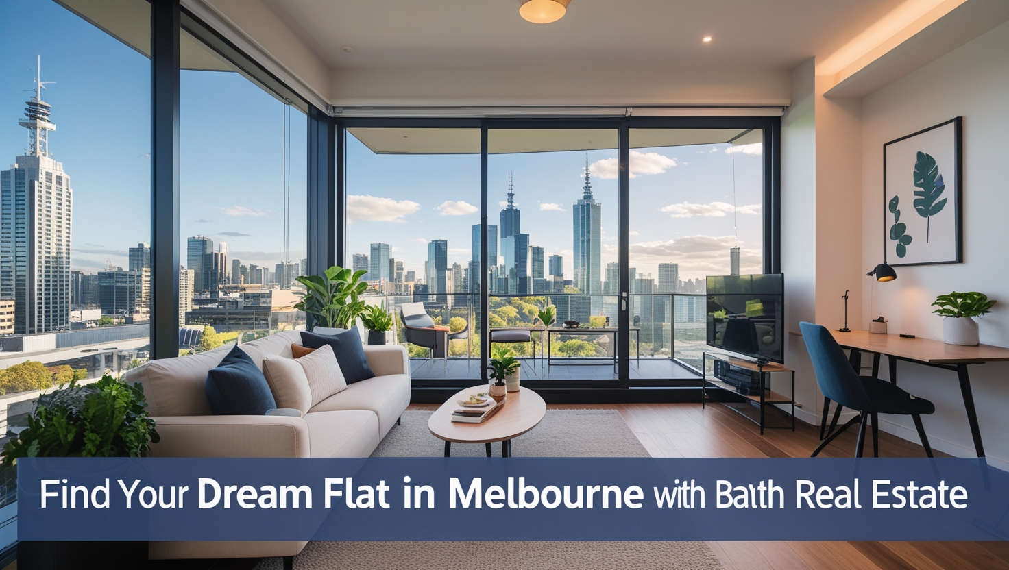 Modern flats to rent in Melbourne Australia with city views